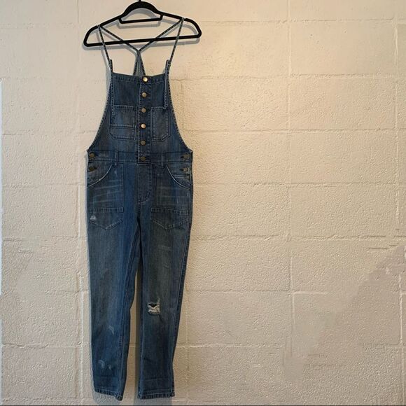 Billabong Denim Overalls  - Picture 1 of 6